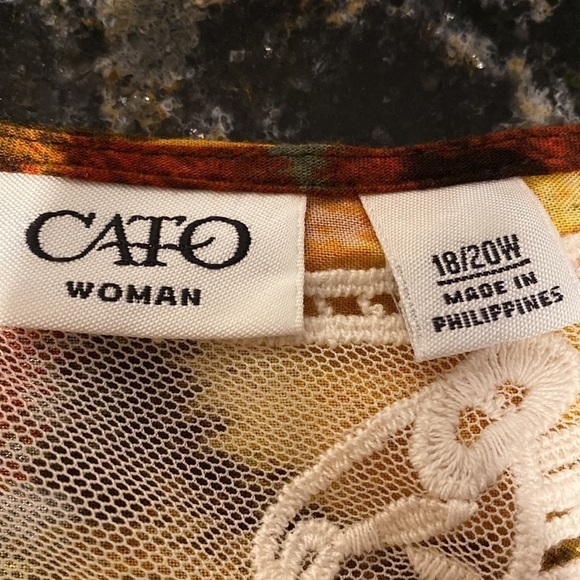 Z womens Cato casual dohlman sleeve plus size top 18/20W - Picture 3 of 3